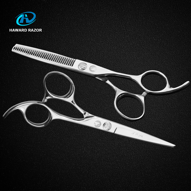 Wolf 6 Inch Cutting And Thinning Scissor Salon Hairdressing Set Shears Stainless Steel Hairscissor Regular V Shape 30 Teeth
Wolf 6 Inch Cutting And Thinning Scissor Salon Hairdressing Set Shears Stainless Steel Hairscissor Regular V Shape 30 Teeth