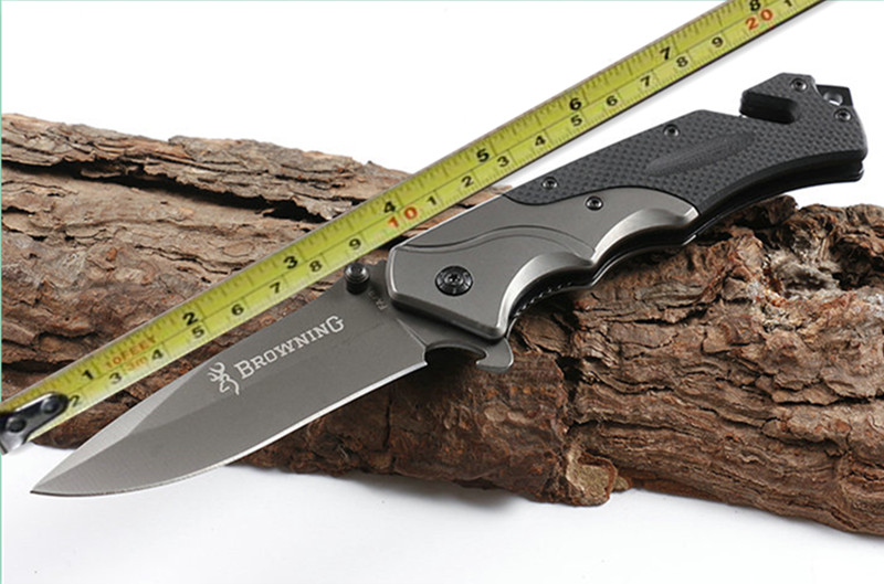 New Browning FA49 Quick Opening Folder (with Bottle Opener) 440C 57HRC steel plate+G10 folding knife camping hunting knife folding knife
New Browning FA49 Quick Opening Folder (with Bottle Opener) 440C 57HRC steel plate+G10 folding knife camping hunting knife folding knife