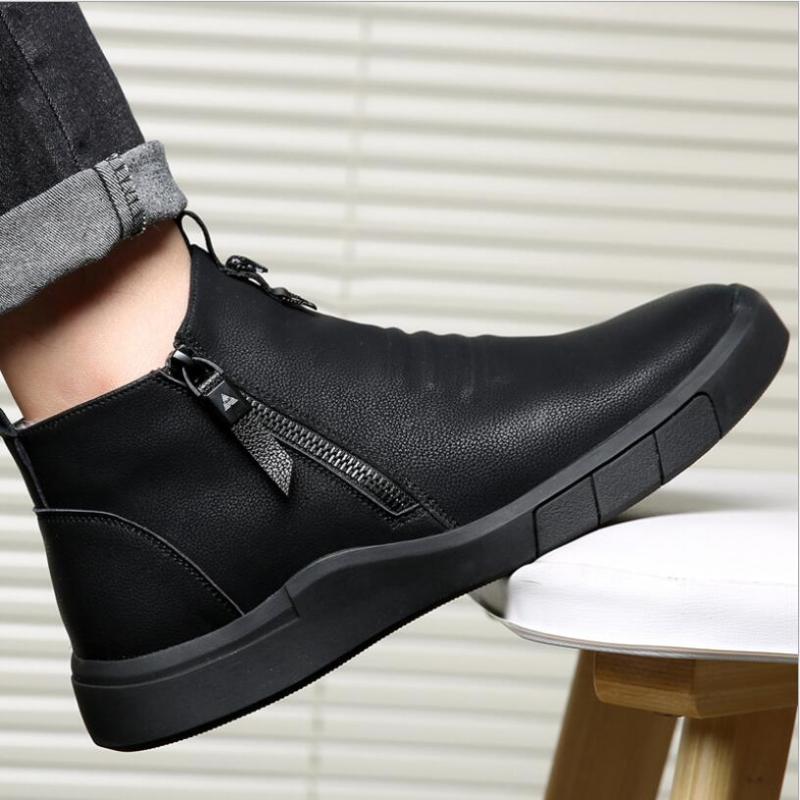 CS807 men shoes Genuine Leather 100%wool lining winter super Keep warm outdoor Ankle Boots Snow Boots Casual Sneakers, Black1
CS807 men shoes Genuine Leather 100%wool lining winter super Keep warm outdoor Ankle Boots Snow Boots Casual Sneakers, Black1
