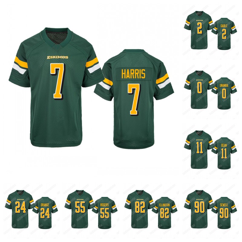 2020 Edmonton Eskimos 7 Trevor Harris 15 Logan Kilgore 14 Jeremiah Briscoe 9 Troy Williams 0 Don Unamba 2 C.J. Gable Jersey, Youth s-xl
2020 Edmonton Eskimos 7 Trevor Harris 15 Logan Kilgore 14 Jeremiah Briscoe 9 Troy Williams 0 Don Unamba 2 C.J. Gable Jersey, Youth s-xl