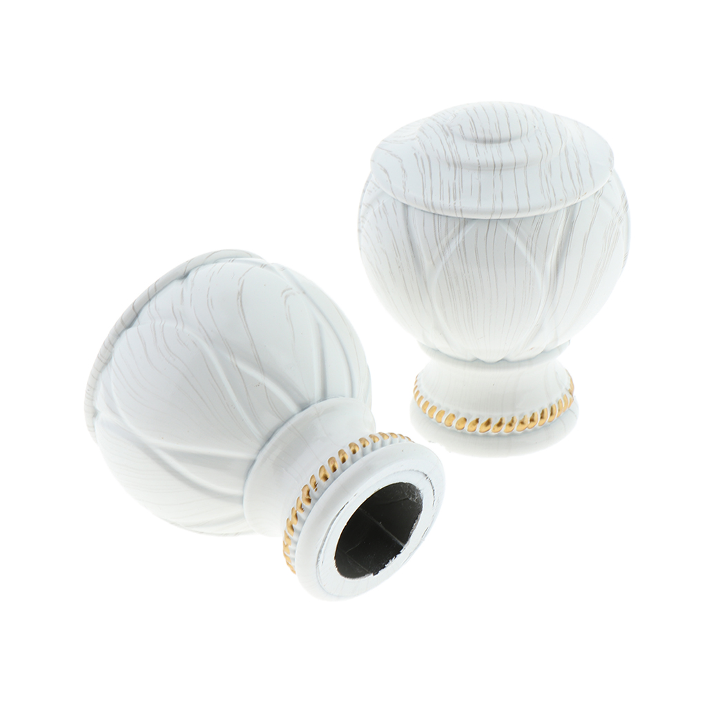 1 pair decorative aluminum window curtain rod end drapery rail pole head cap fit 28mm dia. rods
1 pair decorative aluminum window curtain rod end drapery rail pole head cap fit 28mm dia. rods