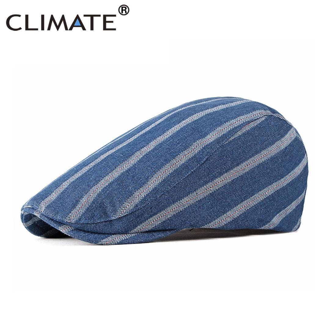 CLIMATE Men Denim Beret Flat Cap Men Striped Jeans Denim Hat Berets Women Spring Cool Cotton Hat Jeans Flat Caps Hats Man, Dark denim
CLIMATE Men Denim Beret Flat Cap Men Striped Jeans Denim Hat Berets Women Spring Cool Cotton Hat Jeans Flat Caps Hats Man, Dark denim