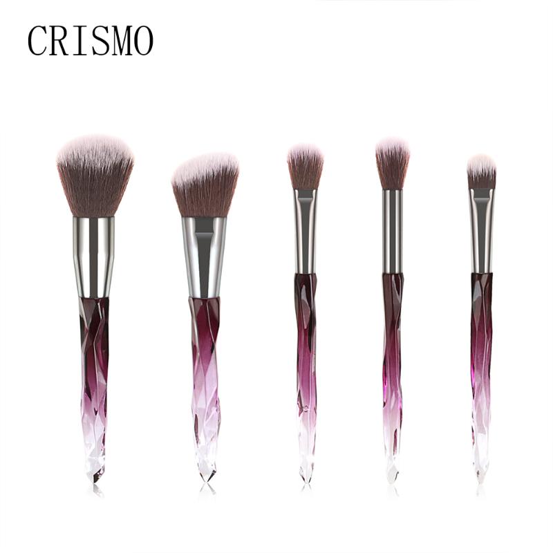 CRISMO 5Pcs Crystal Makeup Brushes Set Professional Cosmetics Brushes Colorful Contour Base Powder Blush Foundation Makeup Brush
CRISMO 5Pcs Crystal Makeup Brushes Set Professional Cosmetics Brushes Colorful Contour Base Powder Blush Foundation Makeup Brush