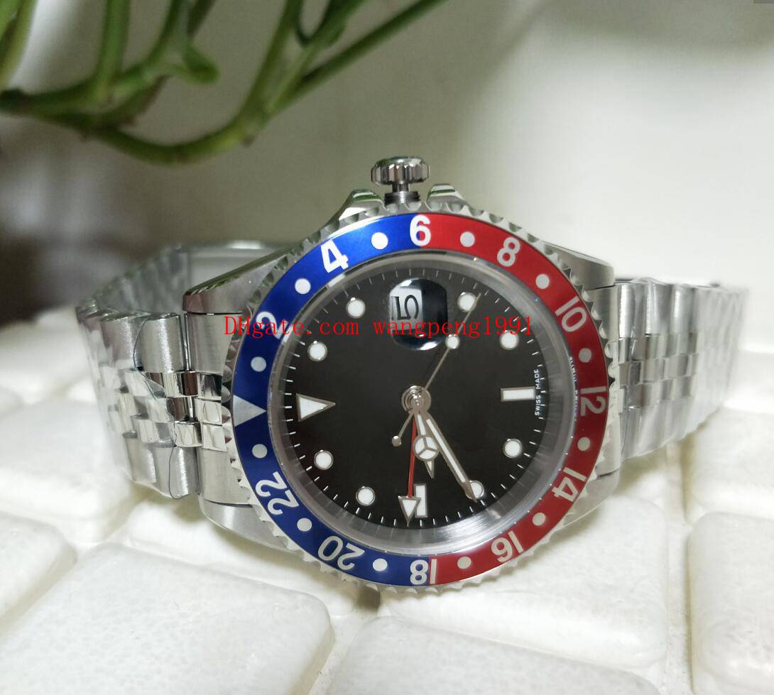 6 styles Luxury High Quality Watch BP Factory 40mm Vintage 1675 GMT Pepsi dial Sapphire Asian 2813 movement Mechanical Automatic M
6 styles Luxury High Quality Watch BP Factory 40mm Vintage 1675 GMT Pepsi dial Sapphire Asian 2813 movement Mechanical Automatic M