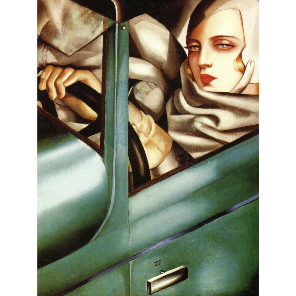 Wall Art Tamara de lempicka Oil Painting abstract Tamara in the Green Bugatt Hand painted home decor
Wall Art Tamara de lempicka Oil Painting abstract Tamara in the Green Bugatt Hand painted home decor