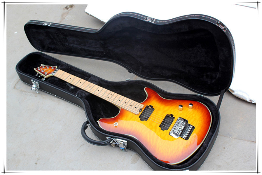 Floyd Rose Sunburst Electric Guitar with Maple Fingerboard,Black Hardcase,Can be customized as your request
Floyd Rose Sunburst Electric Guitar with Maple Fingerboard,Black Hardcase,Can be customized as your request