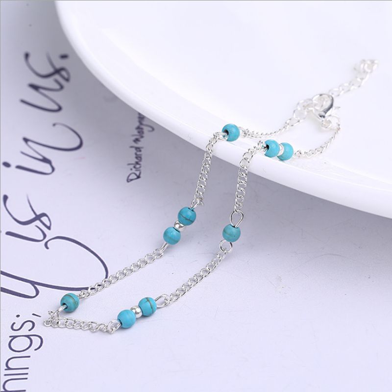 European and American retro anklet conch starfish bead anklet female beach anklet