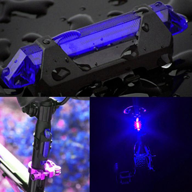 Waterproof Bike Rear Tail Light LED USB Rechargeable Mountain Bike-Cycling Lighting Taillamp Safety Warning Lights
