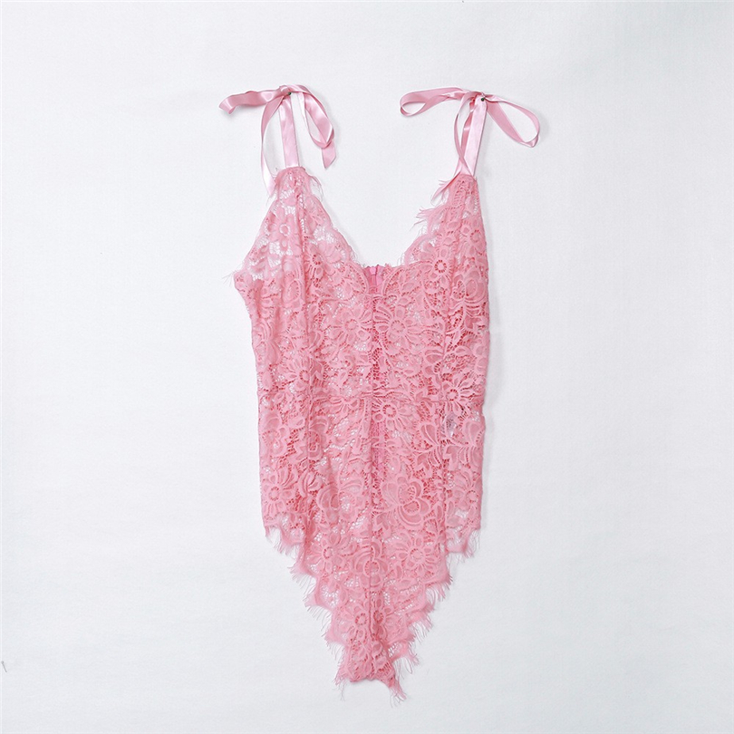 Sexy Women Back Zipper Lace Top Unpadded Bra Jumpsuits Cute Lingerie Erotic Underwear Perspective Backless Siamese Intimates A20, Pink
Sexy Women Back Zipper Lace Top Unpadded Bra Jumpsuits Cute Lingerie Erotic Underwear Perspective Backless Siamese Intimates A20, Pink
