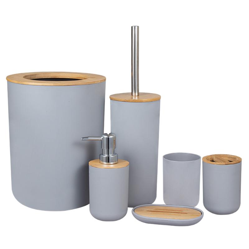 Toilet Brush Bamboo Wooden Kitchen Soap Dispenser Large Capacity Bathroom Accessories Set Home Hotel Space Saving Waste Bin Cup
Toilet Brush Bamboo Wooden Kitchen Soap Dispenser Large Capacity Bathroom Accessories Set Home Hotel Space Saving Waste Bin Cup