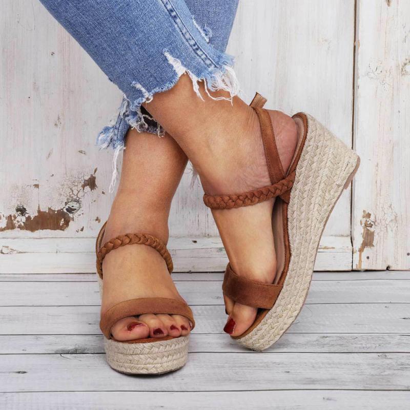 Summer Women's Wedges sandals Flats Open Toe Shoes Ankle Belt Buckle Fish Mouth Sandals woman Femme Platform Sandals#3, Black
Summer Women's Wedges sandals Flats Open Toe Shoes Ankle Belt Buckle Fish Mouth Sandals woman Femme Platform Sandals#3, Black