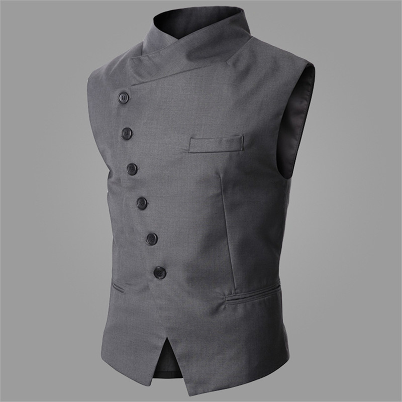 Arrival Dress Vests For Men Work Sleeveless Blazer Jaqueta Colete Masculine Gilet Homme Mens Formal Vest Waistcoat, Black
Arrival Dress Vests For Men Work Sleeveless Blazer Jaqueta Colete Masculine Gilet Homme Mens Formal Vest Waistcoat, Black