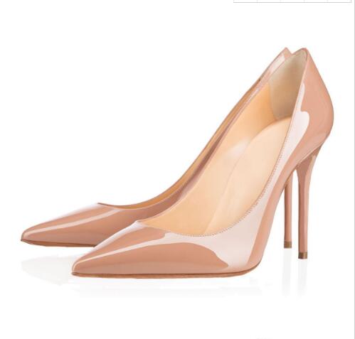 Hot Sale-Fashion luxury designer women shoes red bottom high heels 8cm 10cm 12cm Nude black red Leather Pointed Toes Pumps Dress shoes #46
Hot Sale-Fashion luxury designer women shoes red bottom high heels 8cm 10cm 12cm Nude black red Leather Pointed Toes Pumps Dress shoes #46