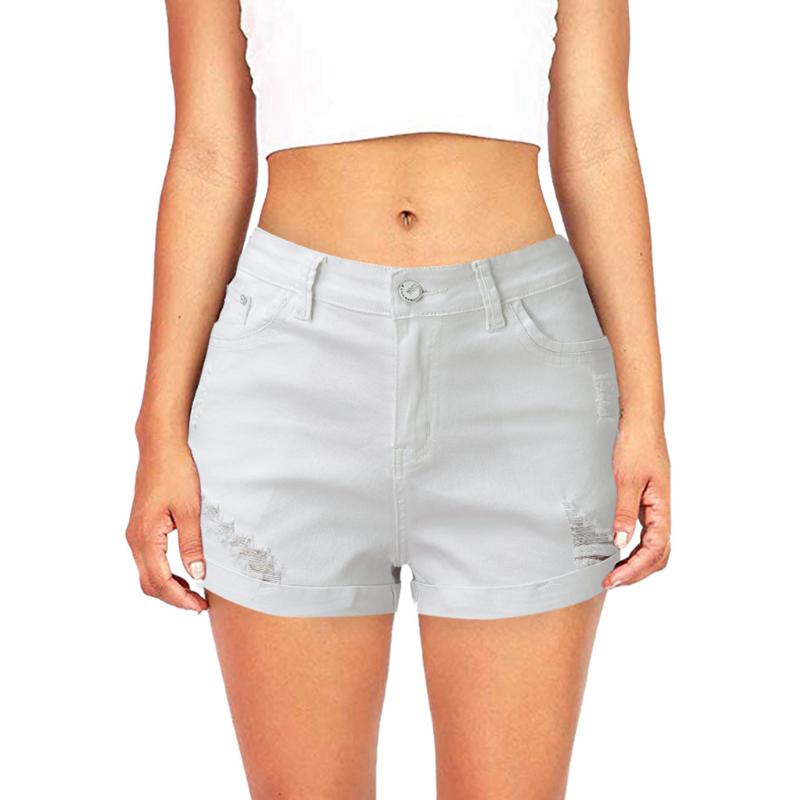 Women Solid Color Shorts Jeans 2020 Female Short Low Waist Washed Ripped Hole Mini Jean Fashion Sexy High Quality Jeans YL5, As pic
Women Solid Color Shorts Jeans 2020 Female Short Low Waist Washed Ripped Hole Mini Jean Fashion Sexy High Quality Jeans YL5, As pic