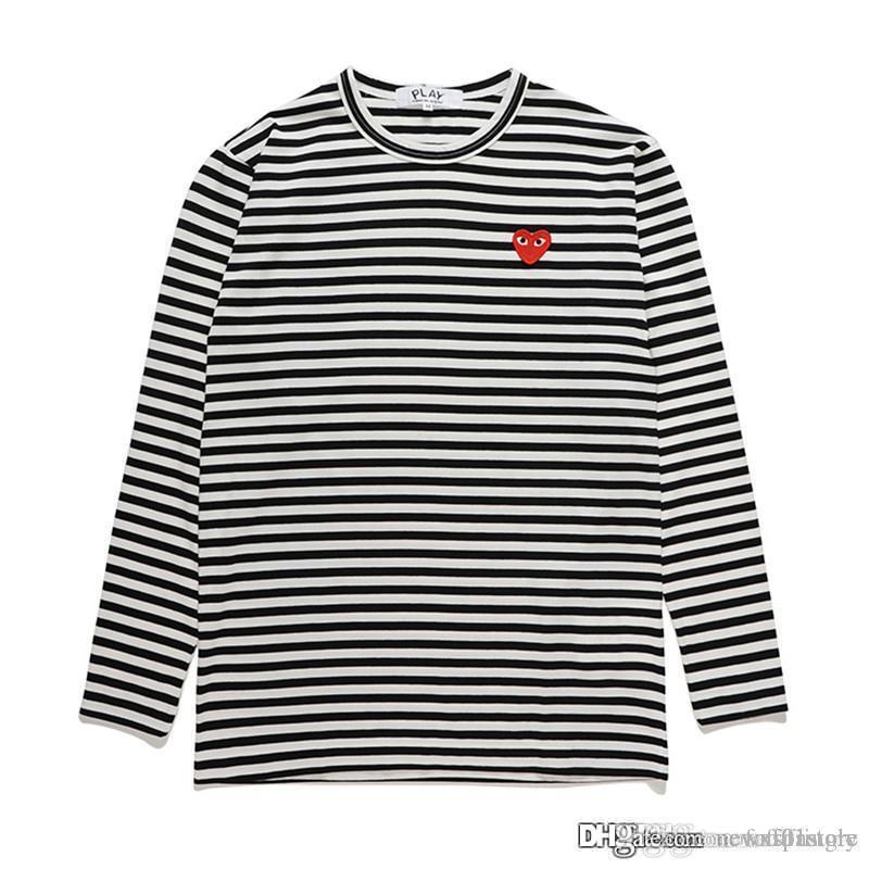 2018 Best Quality HOLIDAY Heart C030A Black PLAY STRIPED MEN'S WOMEN COM DES GARCONS CDG PLAY RED HEART LONG SLEEVE T-SHIRT, White
2018 Best Quality HOLIDAY Heart C030A Black PLAY STRIPED MEN'S WOMEN COM DES GARCONS CDG PLAY RED HEART LONG SLEEVE T-SHIRT, White
