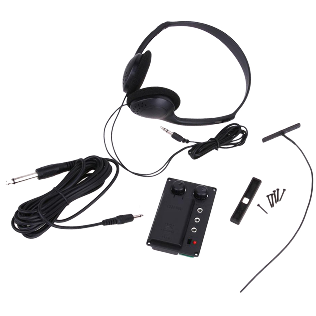 Set Violin EQ Piezo Pickup Preamp w/ Headphone Plug For Electric Violin Instrumnent Accs
Set Violin EQ Piezo Pickup Preamp w/ Headphone Plug For Electric Violin Instrumnent Accs