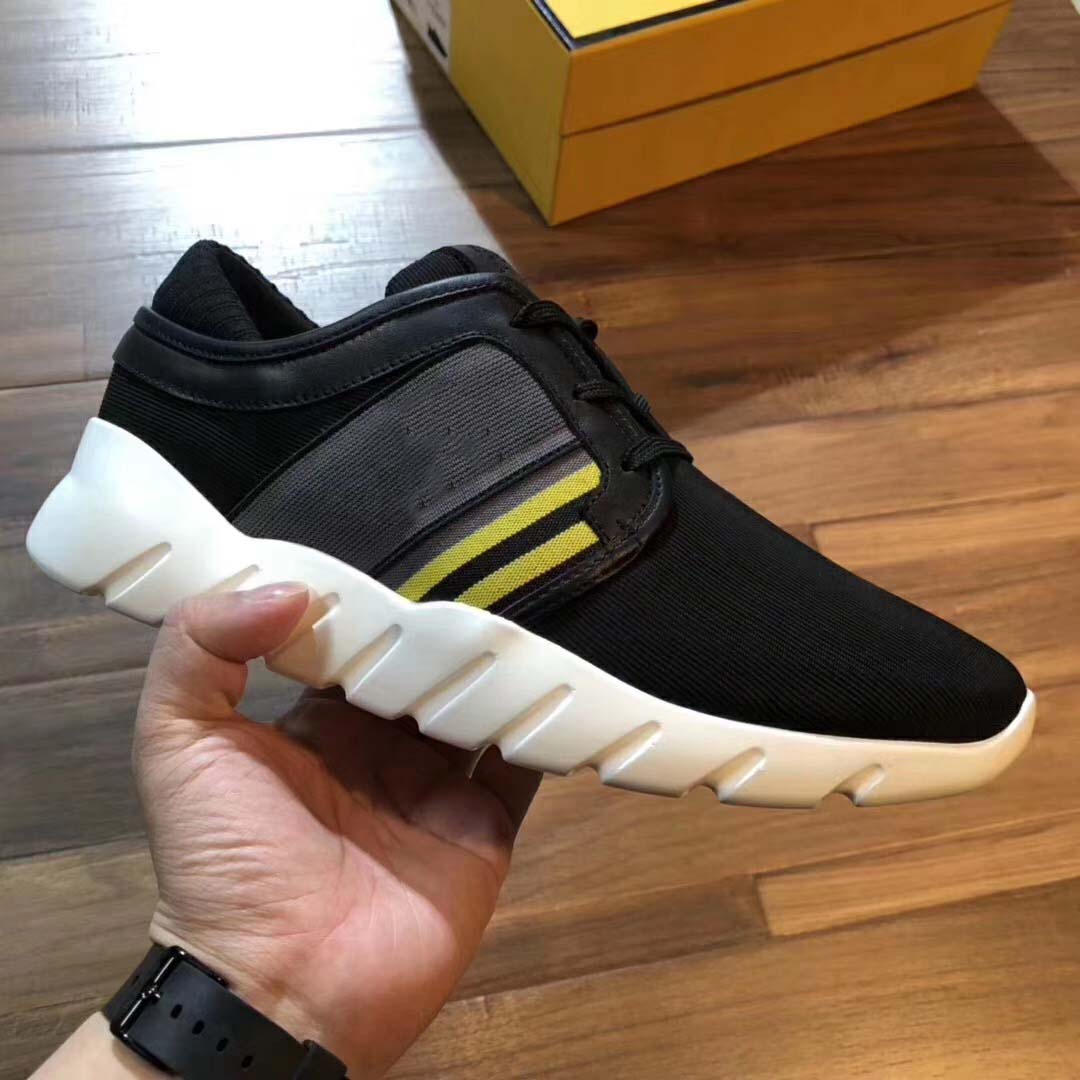 New Fashion Designer Shoes Men Black Yellow Stripe Height Increasing Best Quality Low Top tech fabric sneakers Size 38-45, As picture
New Fashion Designer Shoes Men Black Yellow Stripe Height Increasing Best Quality Low Top tech fabric sneakers Size 38-45, As picture