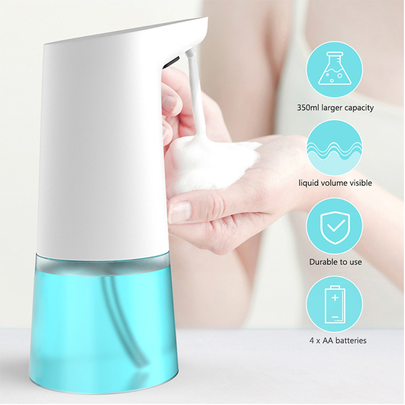 320ML Intelligent Automatic Liquid Soap Dispenser Induction Foaming Hand Washing Device for Kitchen Bathroom
320ML Intelligent Automatic Liquid Soap Dispenser Induction Foaming Hand Washing Device for Kitchen Bathroom