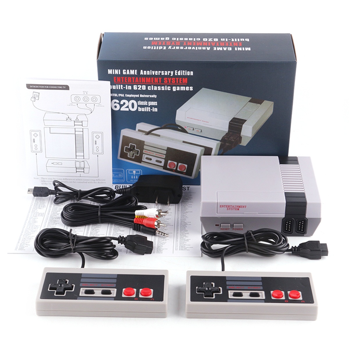 40 pcs arcade Video game console MINI NES Classic retro handheld game console 620 games Comes with original gamepad Family children&#039;s toys от DHgate WW