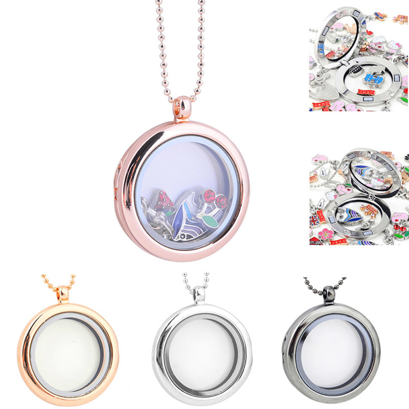 Living Memory Photo Floating Glass Locket Pendant Necklace Women Jewelry 2020 от DHgate WW