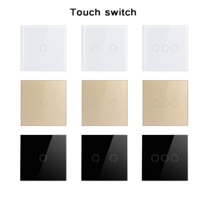 EU/UK Standard Wall Switch, Light Touch Switch 2 Gang 1 Way AC110V-240V Wall Touch Switch
EU/UK Standard Wall Switch, Light Touch Switch 2 Gang 1 Way AC110V-240V Wall Touch Switch