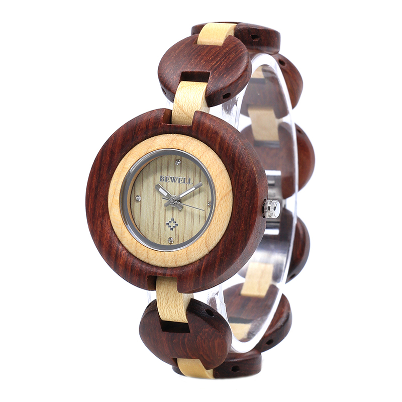 BEWELL 2019 New Women's Quartz Analogue Ultra Thin Wooden Watch with Wood Bracelet W010A 1pcs/ free shipping (Multi-colors), Dh-w010a-rdmp-w2
BEWELL 2019 New Women's Quartz Analogue Ultra Thin Wooden Watch with Wood Bracelet W010A 1pcs/ free shipping (Multi-colors), Dh-w010a-rdmp-w2