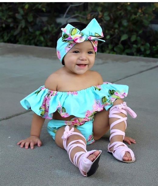 Floral Baby Girl Off Shoulder Tops Romper Shorts Summer Outfits Clothes Toddler Baby Girl Summer Off Shoulder Floral Clothes Set, Customize
Floral Baby Girl Off Shoulder Tops Romper Shorts Summer Outfits Clothes Toddler Baby Girl Summer Off Shoulder Floral Clothes Set, Customize