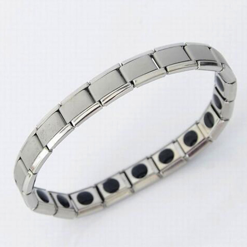 Sale 316L Titanium Health Care Therapy Bracelet Magnetic Relief Energy Men Women Bracelets For Lovers