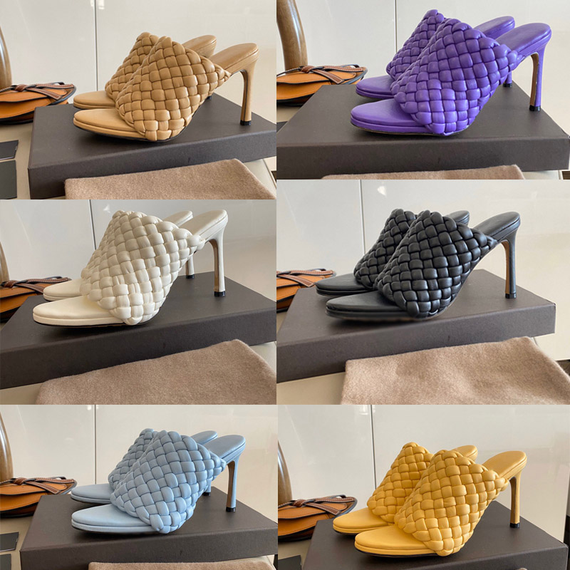 Designer slides almond toe Mules Curve Sandals leather strap high heels 2020 new fashion luxury designer women shoes sandals Woven slippers, Sky blue
Designer slides almond toe Mules Curve Sandals leather strap high heels 2020 new fashion luxury designer women shoes sandals Woven slippers, Sky blue