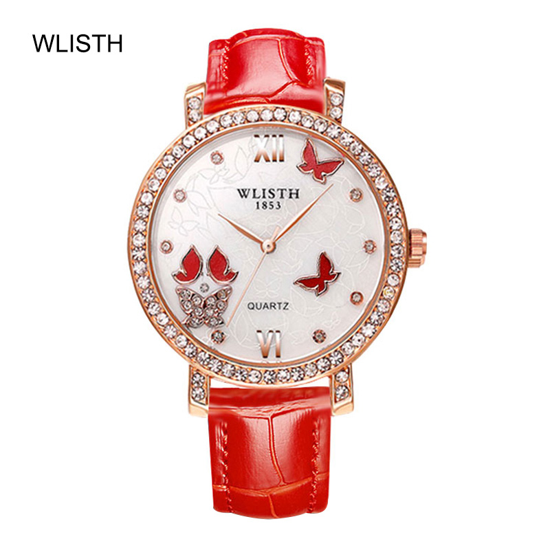 WLISTH Diamond Quartz Women's Watch Korean Women's Leather Watches Stainless Steel Analog Waterproof Quartz Wrist Watch, Silver
WLISTH Diamond Quartz Women's Watch Korean Women's Leather Watches Stainless Steel Analog Waterproof Quartz Wrist Watch, Silver