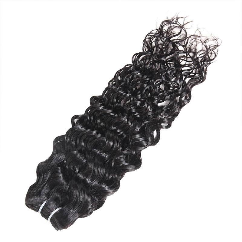 Ishow Brazilian Loose Deep Water Body Straight Human Hair Bundles 4pcs Human Hair Extensions Wholesale Malaysian Virgin Curly Hair Weaves