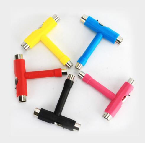 160pcs Skate Board T Type Assembly Tools Skateboard kit Screwdriver random color delivery free shipping