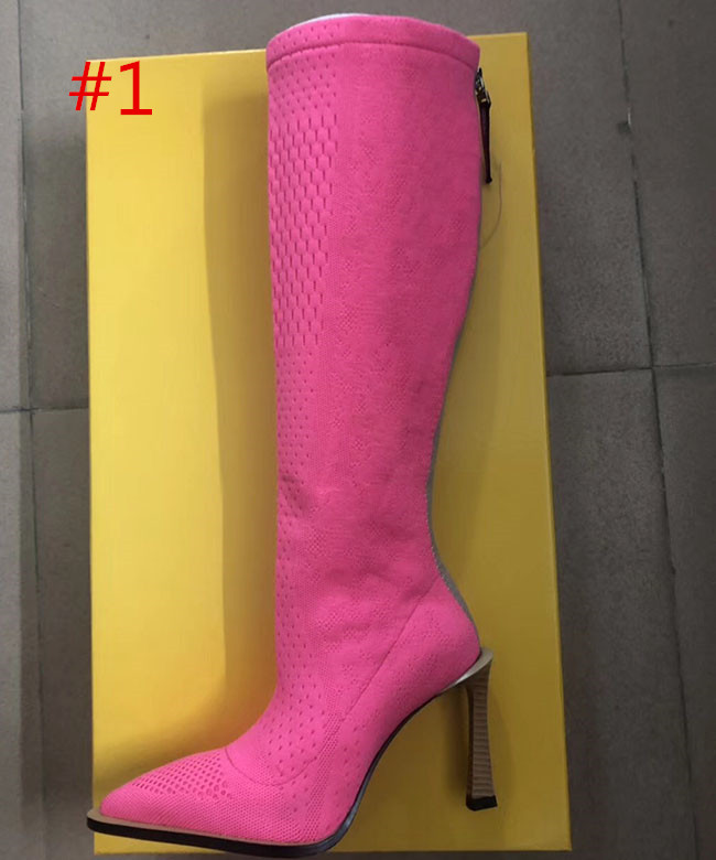 Fashion and Quality fashion women knitting sock boots Pointed Sexy pointed boots of womens thigh over the knee boots Breathable Elastic b, #7
Fashion and Quality fashion women knitting sock boots Pointed Sexy pointed boots of womens thigh over the knee boots Breathable Elastic b, #7