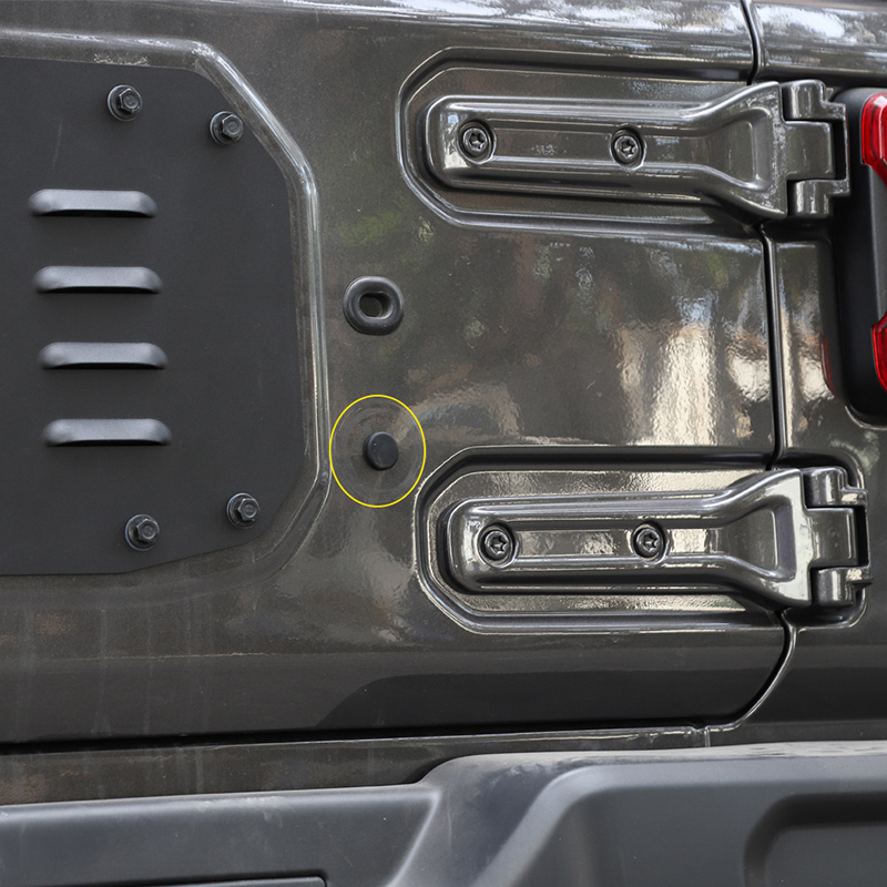 Tail Door Glue Plug Decorative Cover 3PCS Decoration Cover For Jeep Wrangler JL 2018+ Auto Exterior Accessories
