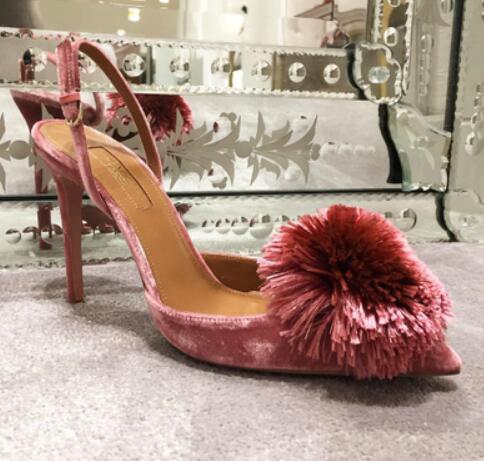 Hot Sale-om Fur Balls Stiletto High Heels Dress Shoes Woman Pumps Slingback Wedding Party Finge Sandals Ladies Hot Sell, Multi
Hot Sale-om Fur Balls Stiletto High Heels Dress Shoes Woman Pumps Slingback Wedding Party Finge Sandals Ladies Hot Sell, Multi
