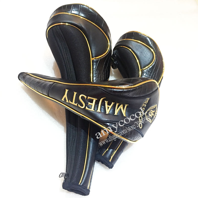 Wholesale New Maruman Majesty Full Golf Headcover High Quality Golf Wood Headcover and Irons Putter Driver Clubs Head Cover Free Shipping