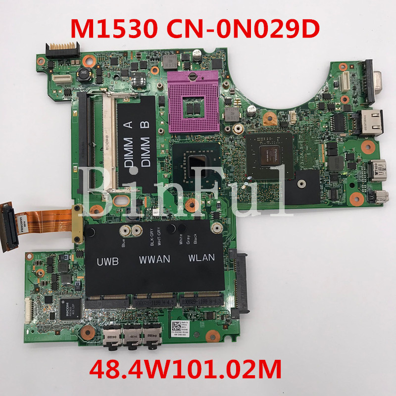 High quality For XPS M1530 Laptop motherboard CN-0N029D 0N029D N029D 07212-2M 48.4W101.02M 100% full Tested
High quality For XPS M1530 Laptop motherboard CN-0N029D 0N029D N029D 07212-2M 48.4W101.02M 100% full Tested