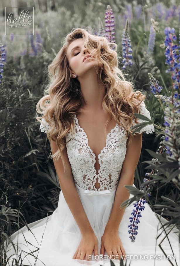 country florence wedding dresses lace applique cap sleeve backless tulle bridal gowns plus size beach robe de marie