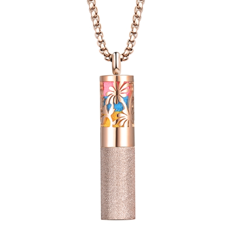 Essential Container Pendant Necklace Black 316L Stainless Steel Diffuser Necklace Locket Perfume Bottle Jewelry
Essential Container Pendant Necklace Black 316L Stainless Steel Diffuser Necklace Locket Perfume Bottle Jewelry