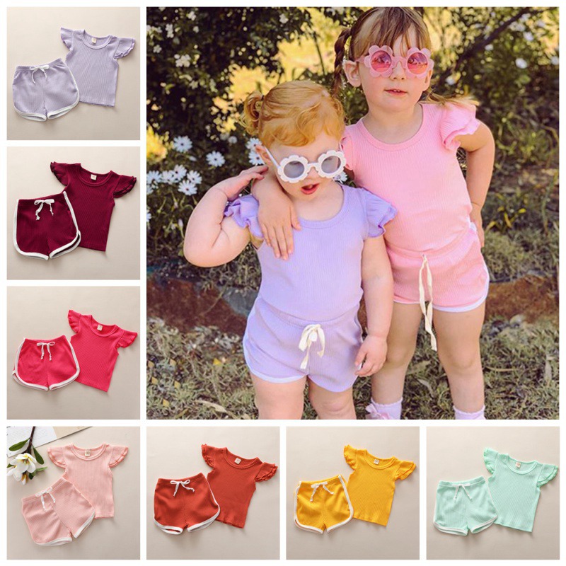 Cute Kids Clothes Cotton Summer Boys Girls Clothes Sets Soft T shirt Shorts Suits Children Clothing Baby Outfits 1-5 Years, Green
Cute Kids Clothes Cotton Summer Boys Girls Clothes Sets Soft T shirt Shorts Suits Children Clothing Baby Outfits 1-5 Years, Green