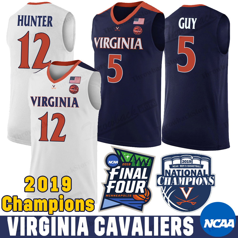 NCAA Virginia Cavaliers 5 Kyle Guy Jersey 12 De'Andre Hunter Ty Jerome Mamadi Diakite 2019 Champions Basketball Jerseys, Black
NCAA Virginia Cavaliers 5 Kyle Guy Jersey 12 De'Andre Hunter Ty Jerome Mamadi Diakite 2019 Champions Basketball Jerseys, Black