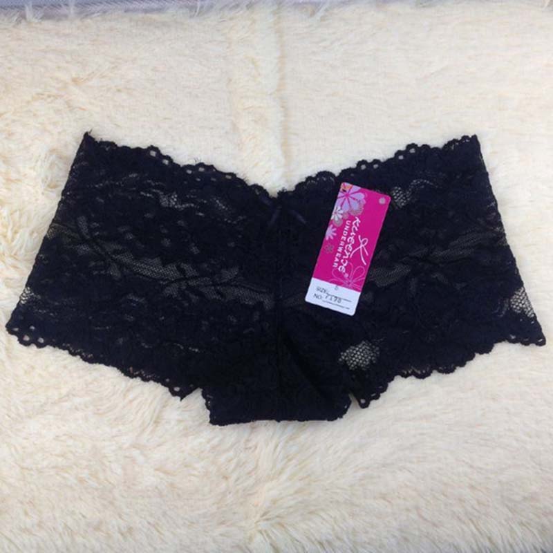 Lace Briefs Panties Women Bikini Underwear panty Woman sexy Erotic Lingerie black white red color drop ship