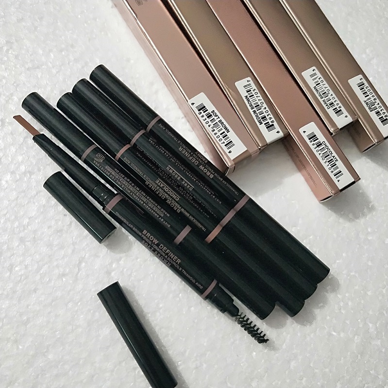 In stock! MAKEUP Eyebrow Enhancers Make-up Skinny Brow Pencil gold Double ended withbrush 5 Color Ebony/Medium/Soft /Dark/chocolate, Customize
In stock! MAKEUP Eyebrow Enhancers Make-up Skinny Brow Pencil gold Double ended withbrush 5 Color Ebony/Medium/Soft /Dark/chocolate, Customize