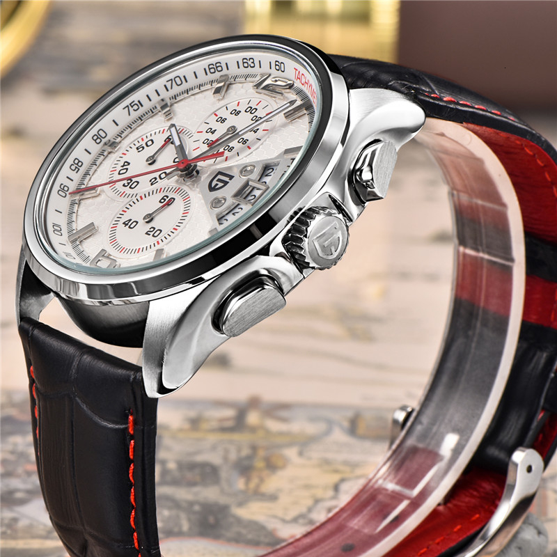 Men Quartz Watches PAGANI DESIGN Luxury Brands Fashion Timed Movement Military Watches Leather Watch relogio masculino