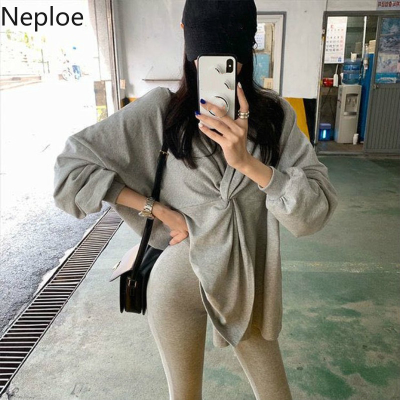 Neploe Hoodies Women Spring 2020 New Arrival Solid V Neck Long Sleeve Ladies Coats Fashion Casual Loose Female Tops 1A927, Pants
Neploe Hoodies Women Spring 2020 New Arrival Solid V Neck Long Sleeve Ladies Coats Fashion Casual Loose Female Tops 1A927, Pants