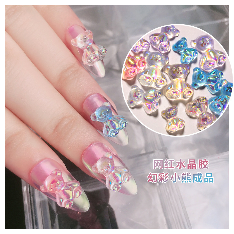 Nail Art Acrylic Bear Resin bear Decoration DIY Tool 6PCS 3 Sizes set Colorful Rhinestone Lovely Fashion Women Deco
Nail Art Acrylic Bear Resin bear Decoration DIY Tool 6PCS 3 Sizes set Colorful Rhinestone Lovely Fashion Women Deco