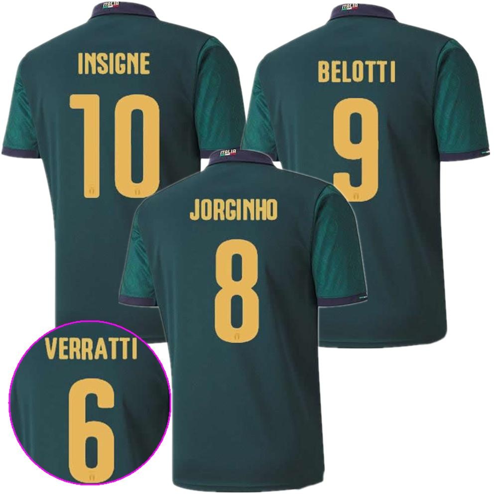 19/20 Fans & Player Version Italy Soccer Jerseys Set INSIGNE 2020 EURO Italy Men's uniform Kids Kit PIRLO JORGINHO TOTTI Football Shirt
19/20 Fans & Player Version Italy Soccer Jerseys Set INSIGNE 2020 EURO Italy Men's uniform Kids Kit PIRLO JORGINHO TOTTI Football Shirt