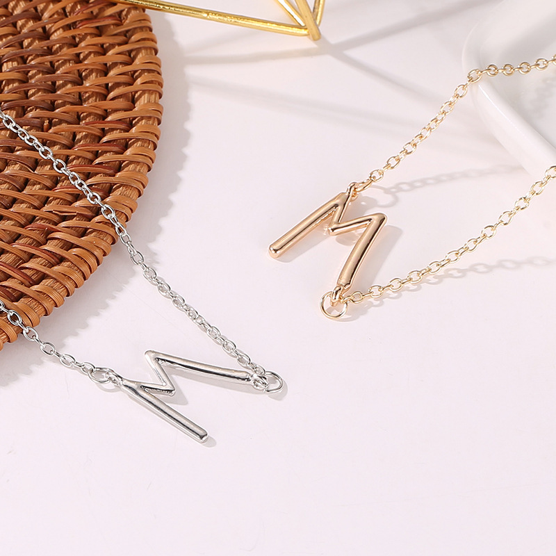 Creative Necklace Female Necklaces Letter Pendant Ladies High Quality Jewellery Lady Jewelry Silver Color Trendy Alloy Collier
Creative Necklace Female Necklaces Letter Pendant Ladies High Quality Jewellery Lady Jewelry Silver Color Trendy Alloy Collier