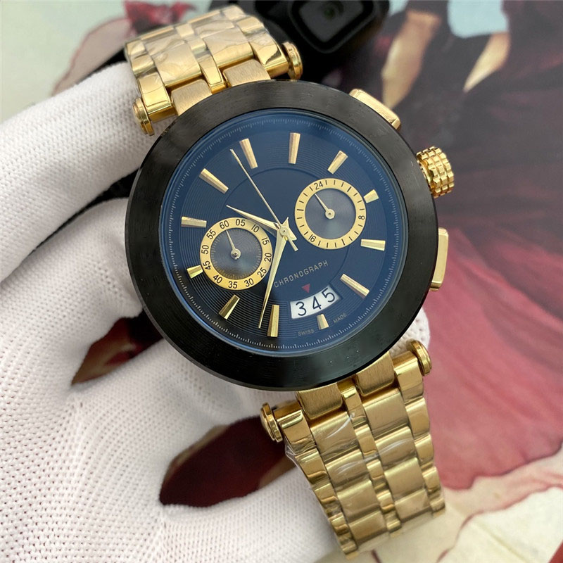 High Quality Mens Classic Design Watch Stainless Steel All Dial Work Chronograph Quartz Movement Auto Date Male Sport Wristwatch Clock, Slivery;brown
High Quality Mens Classic Design Watch Stainless Steel All Dial Work Chronograph Quartz Movement Auto Date Male Sport Wristwatch Clock, Slivery;brown