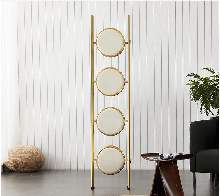 Livingroom screen folding mobile partition Room Dividers bedroom fabric simple porch European Screens